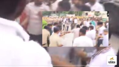 चैतन्य बघेल की गिरफ्तारी पर बवाल, NSUI ने ED दफ्तर के बाहर किया उग्र प्रदर्शन