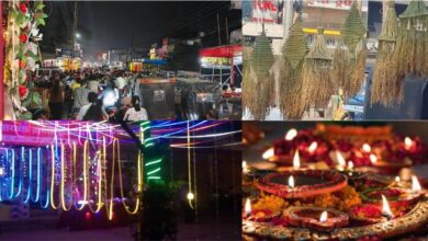 Bilaspur में Diwali की धूम... 50 करोड़ की पूजन सामग्री, 30 करोड़ के पटाखे, 50 ट्रक फूलों से सजेगी न्यायधानी