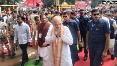 बस्तर पहुंचे केंद्रीय गृहमंत्री अमित शाह, मुरिया दरबार में मांझी-मुखियाओं को कर रहे संबोधित, देखिए LIVE
