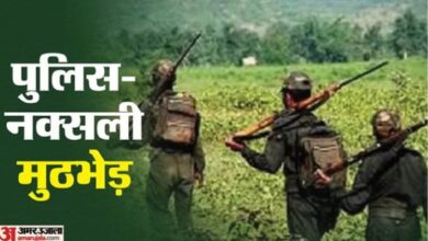 छत्तीसगढ़-महाराष्ट्र बॉर्डर पर मुठभेड़: तीन नक्सली ढेर; एक जवान की शहादत और एक घायल