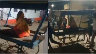 जशपुरनगर में हाथ ठेला से बुजुर्ग महिला को लेकर पहुंचे अस्‍पताल, वीडियो हो रहा वायरल