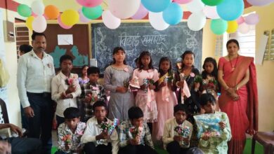 गेलहा चूंवा स्कूल में कक्षा 5वीं के छात्र-छात्राओं को विदाई दी - Ambikapur (Surguja) News
