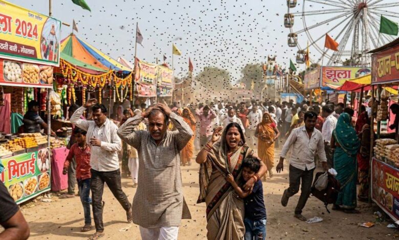 रायुपर में कांटा के प्रसिद्ध मावली देव मेले में मधुमक्खियों के हमले से 15 घायल, पांच लोगों की हालत गंभीर