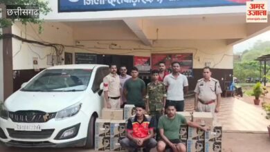 Dantewada News: पुलिस ने 25 पेटी बीयर और अंग्रेजी शराब की जब्त, दो आरोपी दबोचे
