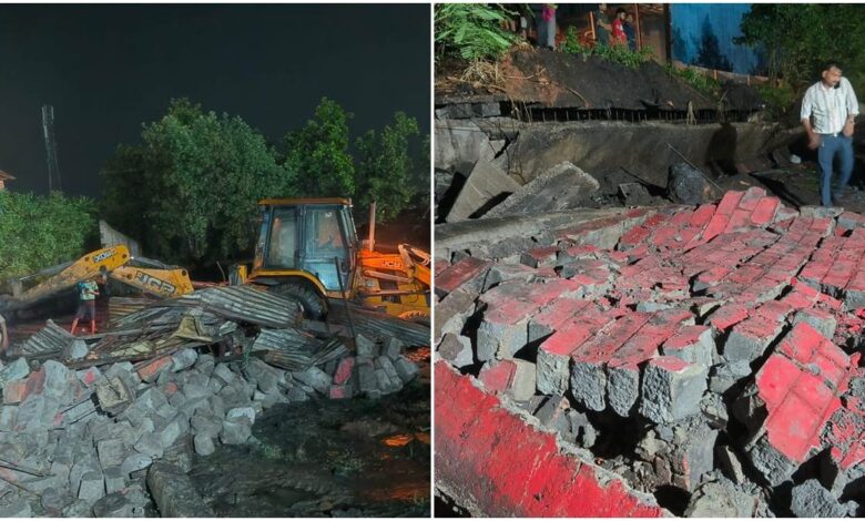 रायगढ़ के चिराइपानी में एक कंपनी के लेबर क्वाटर में दीवार गिरी, एक की मौत, दो गर्भवती समेत तीन घायल