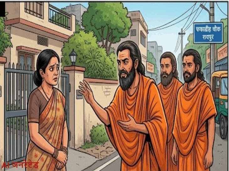 साधुओं के भेष में ठगी: रायपुर में महिला से 150 ग्राम सोने के जेवर और 9 हजार रुपए ऐंठे